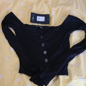 Off the shoulder crop top